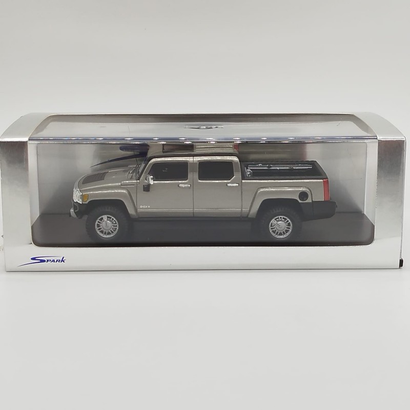 HUMMER H3T PICK UP 2008 Bleu LUXURY COLLECTIBLES SPARK 101294 1:43 HUMMER H3T PICK UP 2008 Bleu LUXURY COLLECTIBLES SPARK 101294 1:43